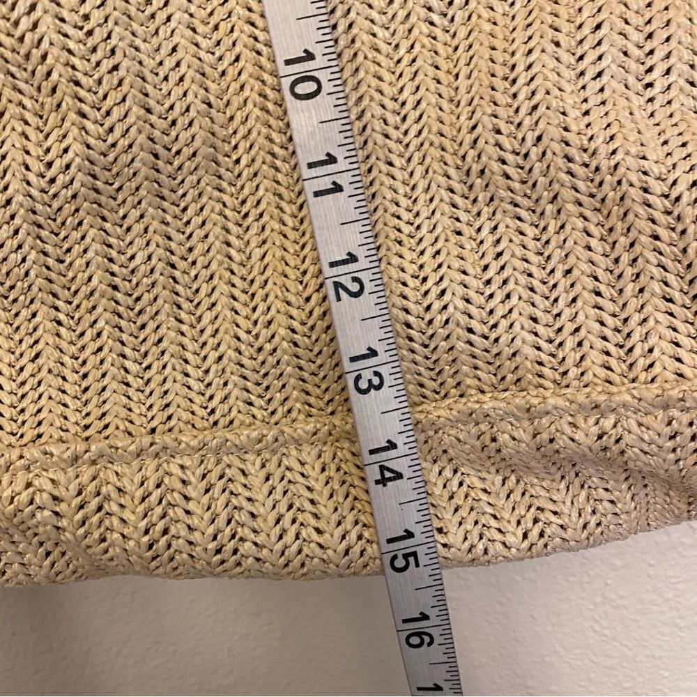 Victoria’s Secret woven basket boho tote beach bag paradise 2020 limited edition - Picture 8 of 10